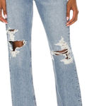 AGOLDE  90s Mid Rise Loose Jeans Distressed Ripped‎ Wander Denim Size 28 Photo 0