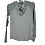 Under Armour Run Gray White Striped Heat Gear Hoodie Small Photo 1