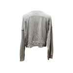 Danskin Women's Beige Crew Neck Long Sleeve Sweatshirt Size Large Casual Photo 1