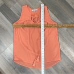Naked Zebra ‎ Flowy V Neck Sleeveless Blouse Peach Orange Small Photo 8