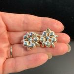 Bundle of 2 faux pearl earrings drop and stud wedding graduation Photo 5