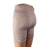 Gymshark Pink Camo High Rise Yoga Workout Running Athletic Biker Shorts Size L Photo 2