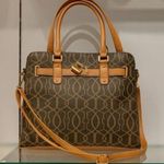 Women's Brown Lock & Key Charm Gold Hardware Multi Photo 0