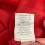 Aerie  Women’s Small Red Sheer Racerback Tank Top Pintuck Button Front Boho Photo 5