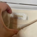 Zimmermann  ivory white polyester  high waist wide leg crop pants sz 1 US S Photo 1