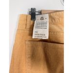 Talbots Heritage Corduroy Pants Women's Size 14 Golden Yellow Straight Leg Photo 2