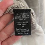 Blu Pepper Women's Gray Sweater Lace Detail In Back Size Medium  Long Sleeve Photo 1