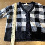 Anthropologie Cloth & Stone Jacket Womens Size Medium Faux Fur Preppy Cabincore Photo 2
