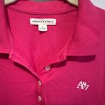 Aeropostale  Women's Bright Pink Button Down Shirt NWOT Photo 1