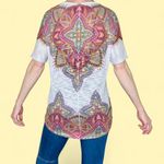 Ginger G Kaleidoscope Abstract Colorful Hippie Shirt Photo 4