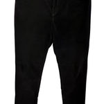 J McLaughlin Womens Black Velvet Stretch Pants Size 14 Minimalist Preppy Neutral Photo 0