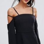 Finders Keepers Mirror Strappy Cold Shoulder Black Mini Dress - Size S Photo 0