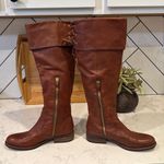 Vince Camuto  Fays riding boot cognac brown leather over knee or below sz 7 Photo 6