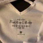 Hollister White Halter Cross Back Tank Top Photo 3