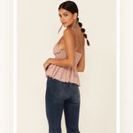 Free People NWT Adella Cami In Mauve Photo 2