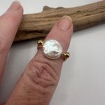 18K Gold Baroque Pearl Ring – Non Photo 10