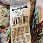 Desigual  Skirt Pull On White Bold Bright Medallions Floral SMALL Photo 5