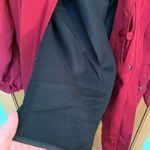 st. john's bay St John’s Bay Women’s Quilted Coat Burgundy/Wine Size Medium Super Stylish Photo 8