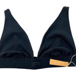 SKIMS  Midnight Black Ribbed Bralette Photo 0