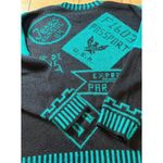 Looking Good Knits Womens‎ Sweater Size L Vintage Multicolor Knit Pullover Black Size L Photo 3