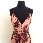 Anthropologie  Finders Keepers Spectral Burgundy Lace Maxi Dress Size XS Photo 7