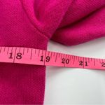 CROSBY by Mollie Burch  Teddie feather trim sweater puff sleeve hot pink sz XL Photo 5