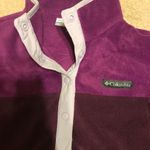 Columbia Women’s fleece  purple pullover/jacket Photo 3
