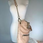 ORYANY Blush large cross body shoulder bag pebbled leather with chain accents Pink Photo 1