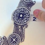 Touchstone Crystal By Swarovski Angelique Collar Necklace in Brushed Silver Photo 8