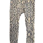 Varley Women’s L Light Pink Ink Blue Snakeskin Python Print High Rise Leggings Photo 1