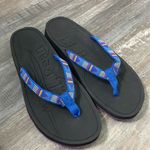 LL Bean Katahdin Flip flops sandal Purple Ocean Mesa Blue Size 9 Photo 1