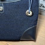 The Sak  Nylon Crochet Knit Navy Blue Shoulder Bag Casual Summer‎ Travel Vacation Photo 4