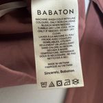 Babaton  2xs Contour Square neck Long‎ Sleeve Crop Top Mauve Rose Photo 3