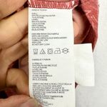 prAna  Saxon Dress Size XL Midi V-Neck Active Outdoor Rust Floret Hankerchief Hem Photo 6