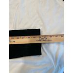 Live a Little  Vintage Button Ruffle Collar Leather Coat Jacket Black Women's L Photo 10