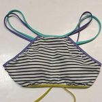 Victoria's Secret  Stripe High Neck Swim Top Photo 0
