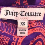 Juicy Couture  hot pink/purple design printed blouse with puff sleeves Photo 13