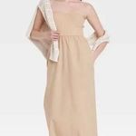 Target Tan Strapless  Maxi Dress  Photo 2