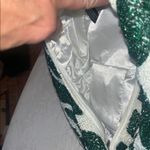 NWOT Sincerely Jules Beaded Green White Hobo Shoulder Bag Photo 4