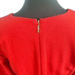 Karl Lagerfeld Karl Lagerfield Paris Red 3/4 Sleeves Mid Length Sz4 Photo 10
