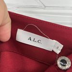 ALC Frank A.L.C. Sydney Slit Midi Skirt Red Buttons Photo 37