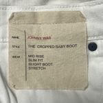 Johnny Was The Cropped Baby Boot Jeans Eyelet Pashmina White Boho Women's 28 Photo 10