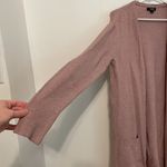 a.n.a Long Sleeve Duster Cardigan Sweater Mauve Pink Purple Open Front Winter M Photo 6