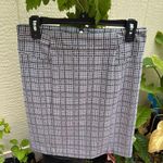 Michael Kors Black and White Knee-Length Pencil Skirt Photo 0