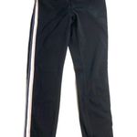 Zyia Luxe Leggings Pink Rainbow Stripe Hi Rise 7/8 Length Photo 7