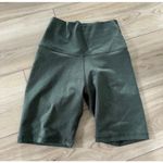 Aerie  Chill Play Move High Waisted Biker Shorts Green XS Photo 1