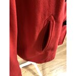 Old Navy  Pea Coat XL Pocket Long Sleeve Wool Blend Double Breasted Red Pocket Photo 3