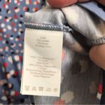 Boden Emery falling blossoms floral polkadot short sleeve jersey dress 6 Blue Photo 4