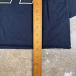 KISS Band Tee Unisex Large Thrashed Cropped Black Vintage Style Tour Rock‎ Shirt Photo 6