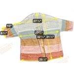 Maurice's ‎ Women 3X Stripe Multicolor ColorBlock Open Front Knit Cardigan Duster Photo 6